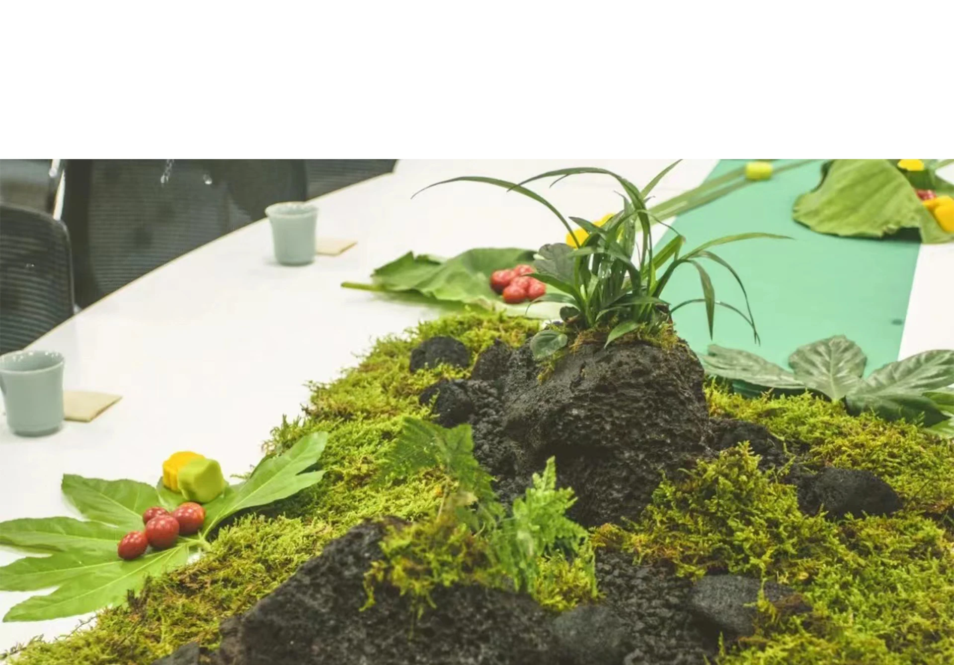 フェイクモス人工苔鉢植え家の装飾妖精の庭の工芸品結婚式の装飾 - Terrarium Moss Art のレビューと価格
