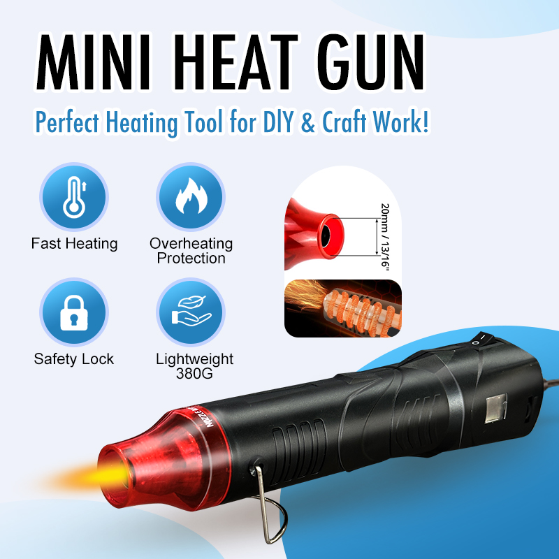 220V ホットエアガンはんだ付け温度ブロワーガン DIY  - Heat Gun Small のレビューと価格