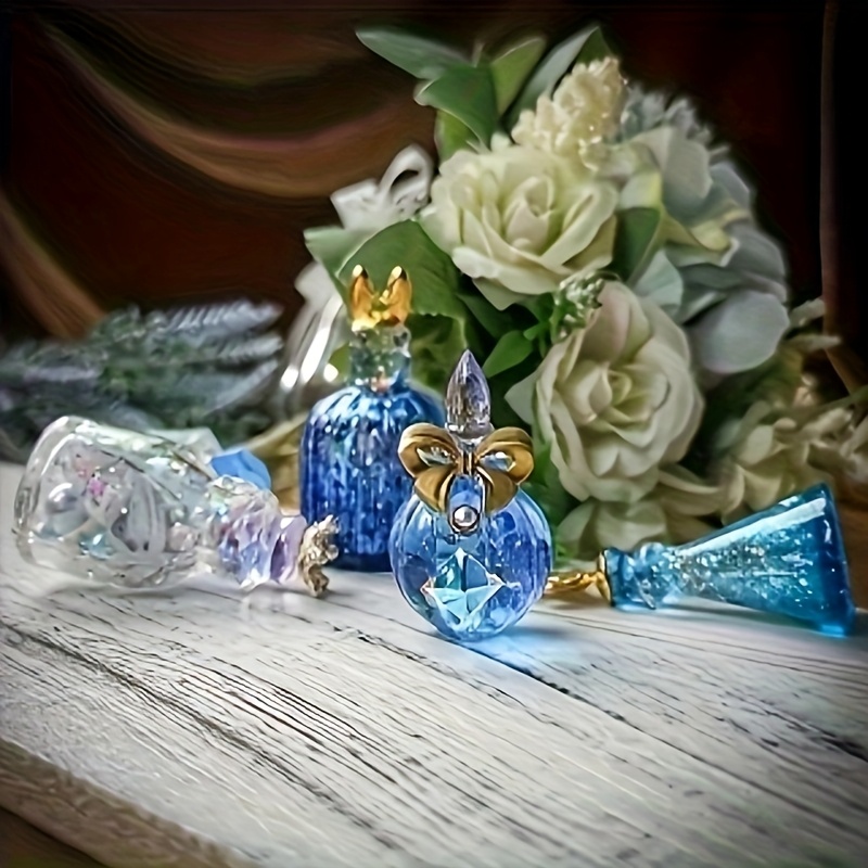 5個セットの香水瓶型レジンシリコンモールド。レジンキャスティ - Resin Jewelry Kit のレビューと価格