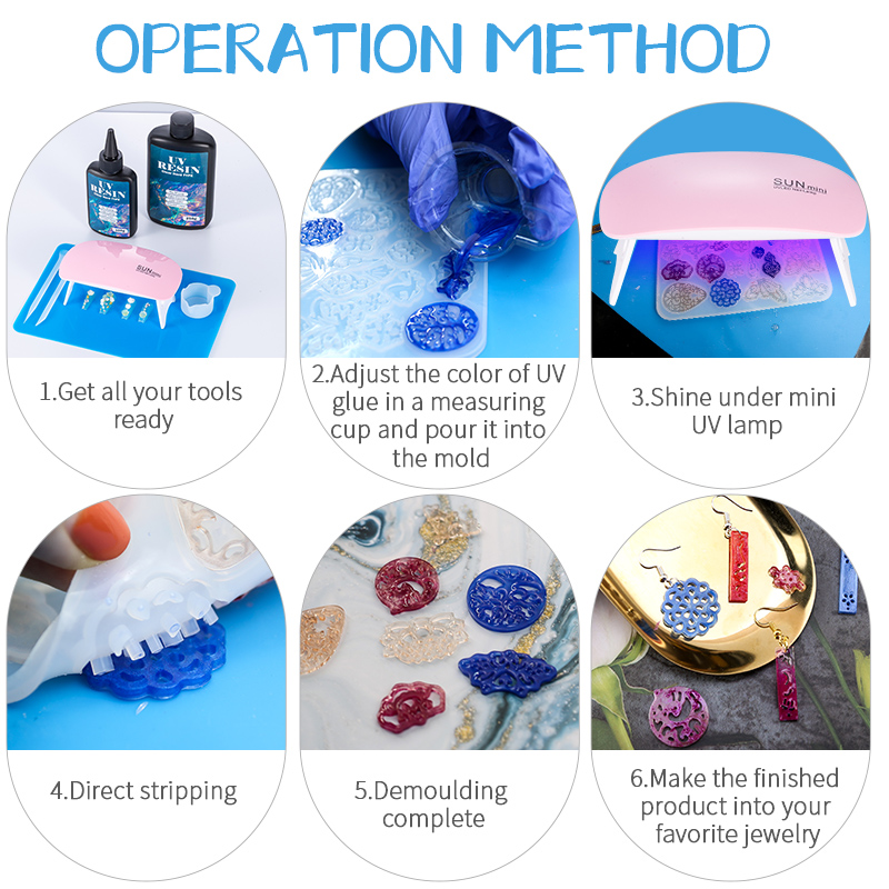 100 グラム/250 グラムクリア UV 樹脂ハードタイプ - Resin Jewelry Kit のレビューと価格