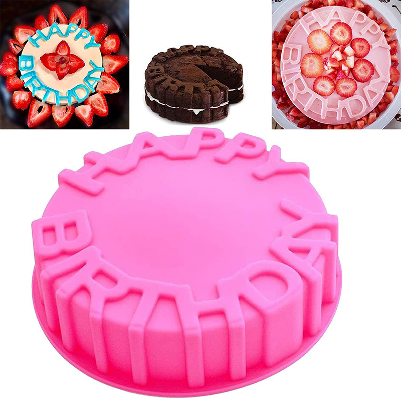 ハッピーバースデーベーキングパンラウンドムースシリコンモール - Coaster Mold Round のレビューと価格